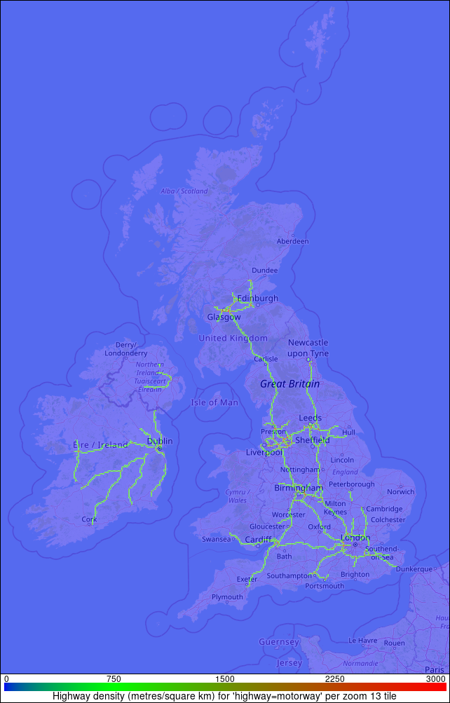 Highway 'Motorway' density