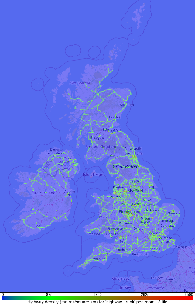 Highway 'Trunk' density