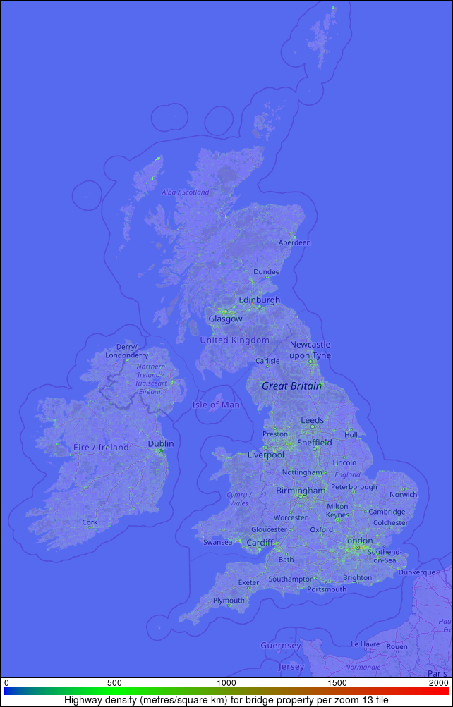 Properties 'Bridge' density