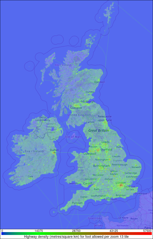 Transport 'Foot' density