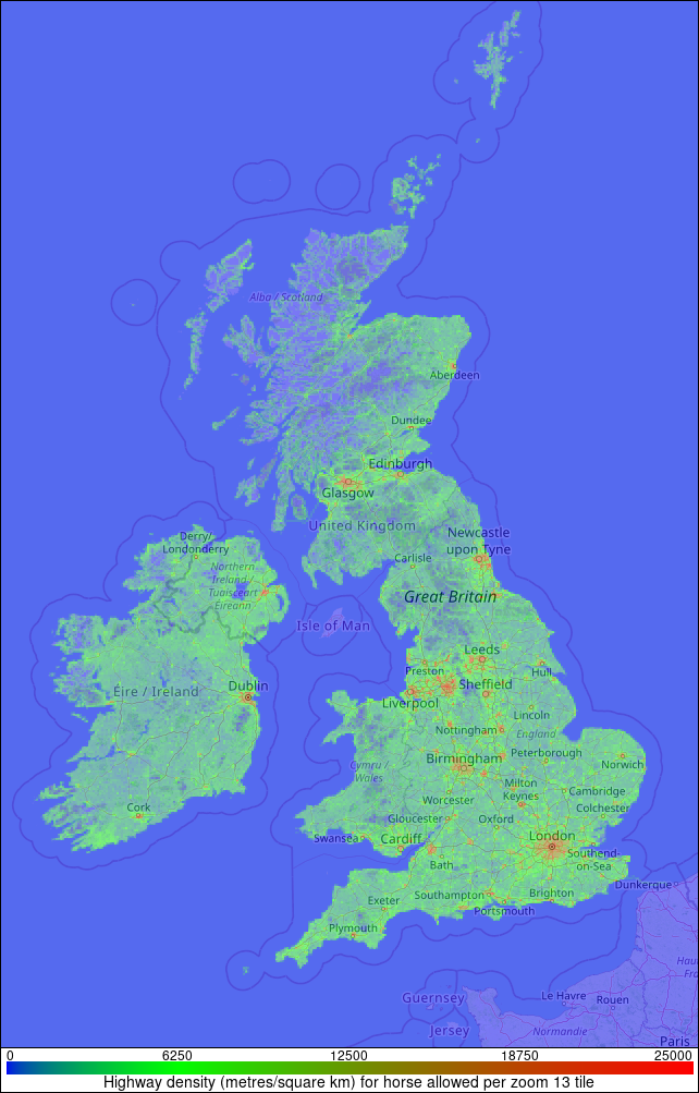 Transport 'Horse' density