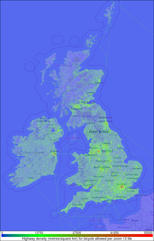 Transport 'Bicycle' density